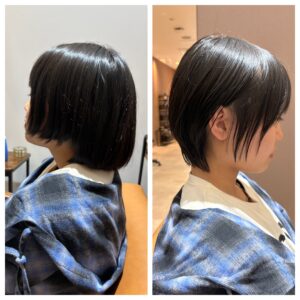 北九州　美容室　半個室　sourire スーリール　ショートヘア　