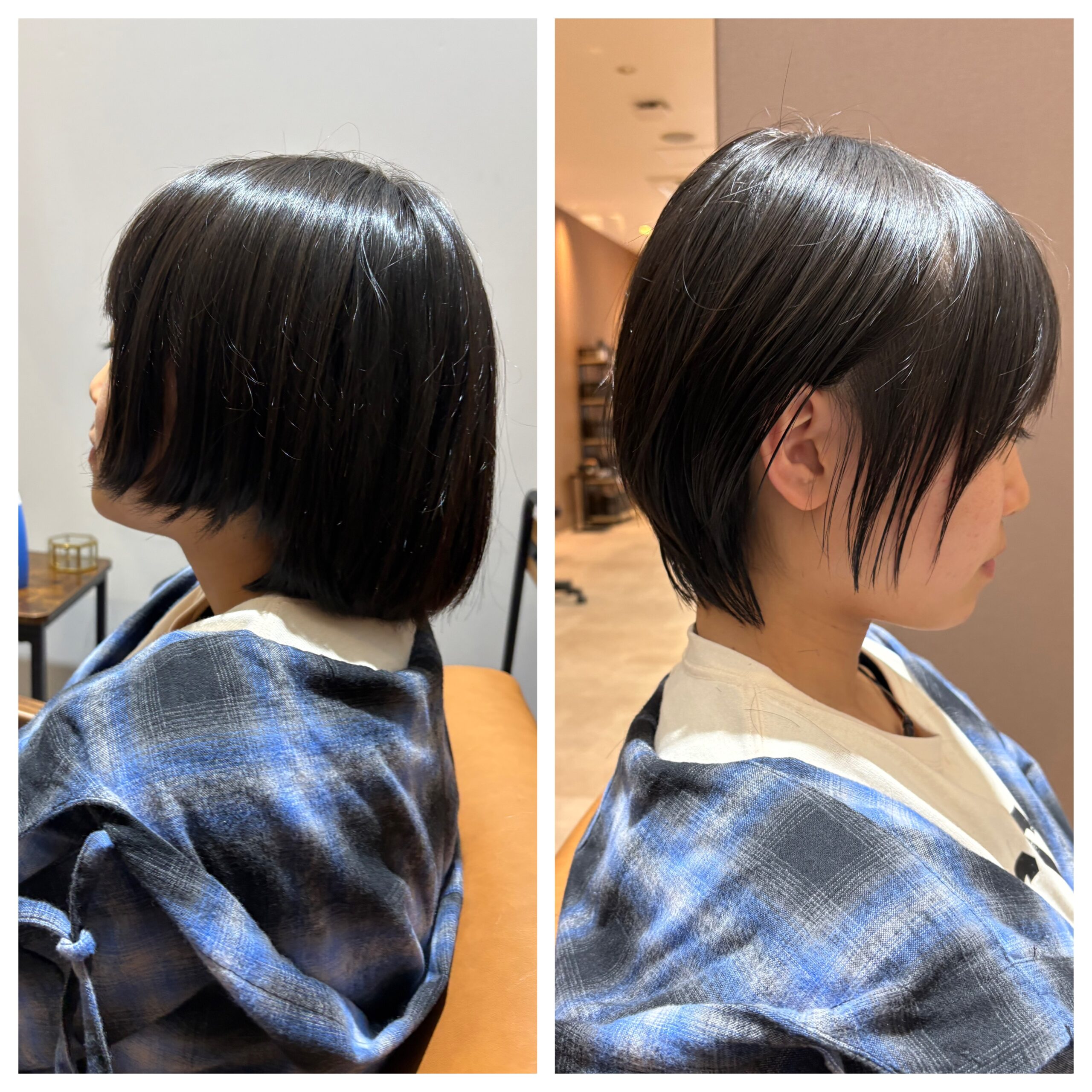 sourire小倉　美容室　半個室　ショート　